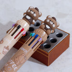 Kuki Coffee Bear Multi Colour Pen