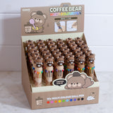 Kuki Coffee Bear Multi Colour Pen
