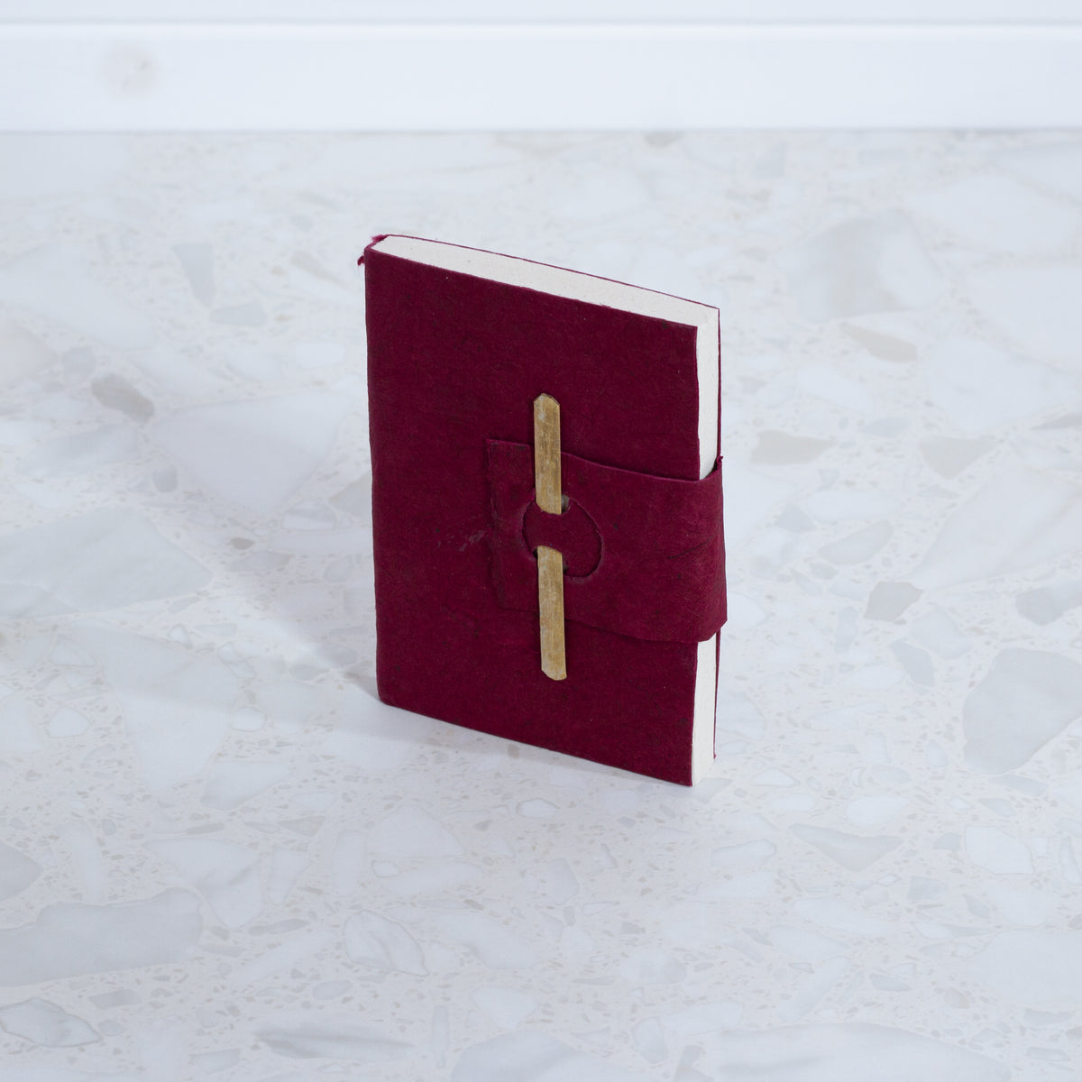 Handmade Mini Bamboo Notebook ~ Burgundy – Anglesey Paper Company