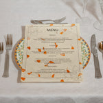 A4 Lokta Printer Paper - Marigold Petals on Natural - 20 Sheets