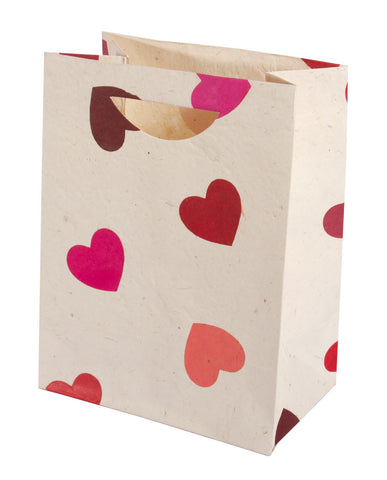 Large Gift Bag - Pink Hearts - Gift Bag - Anglesey Paper Company 