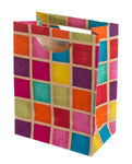 Large Gift Bag - Batik Squares - Gift Bag - Anglesey Paper Company 