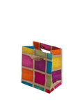 Small Gift Bag - Batik Squares - Gift Bag - Anglesey Paper Company 