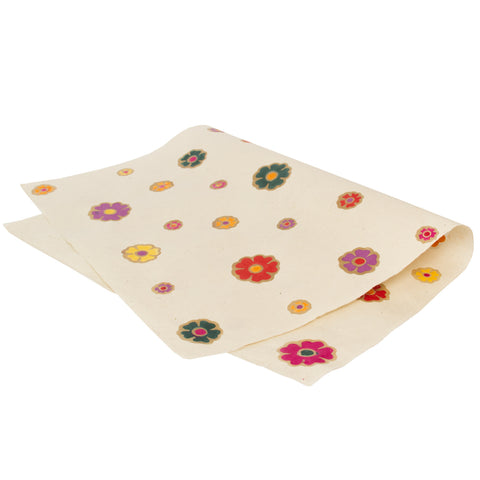 Gift Wrap - Batik Multi Colour Flowers - Gift Wrap - Anglesey Paper Company  - 1