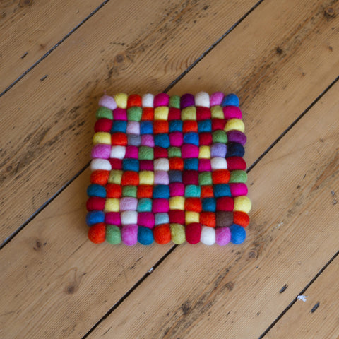 20cm - Felt Ball Mat - Square