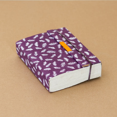 Trekker Journal - White Cedar Leaf on Purple