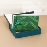 Boxed Photo Album - Green Fern