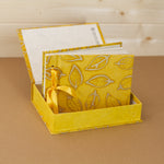 Boxed Photo Album - Batik Leaf