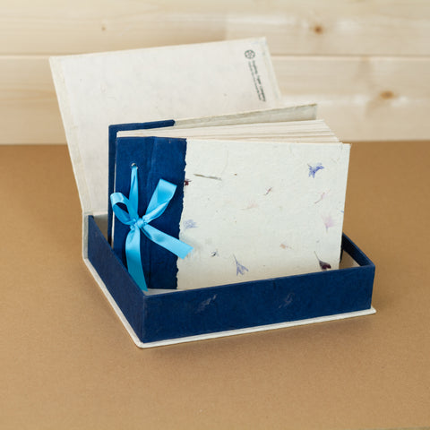 Boxed Photo Album - Cornflower Petals