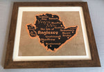 Framed Anglesey Paper Cut