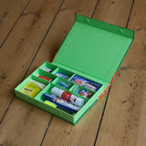 Desk Organiser - Green - Includes contents