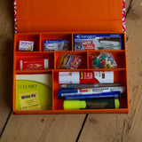 Desk Organiser - Red - Includes contents