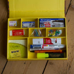 Desk Organiser - Yellow - Includes contents
