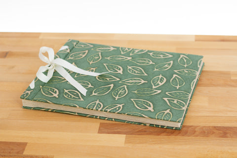 Photo Album Extra large - Batik Leaf Green