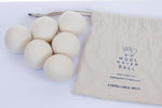Wool Felt Tumble Dryer Balls ~ Set of 6