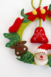 Felt Christmas Wreath - Green