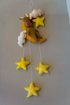 Bunny on the Moon (felt garland)