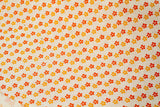 Gift Wrap - Screen Printed Orange and Yellow Daisy