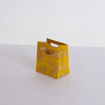 Small Gift Bag - Batik Leaf Yellow