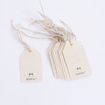 Handmade Gift Tags - 'a gift for you' 'best wishes' 'hooray' 'with love'