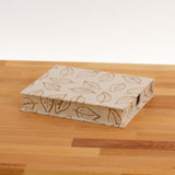 Handmade Boxed Guest Book (Lokta Paper) - Batik Leaf Natural