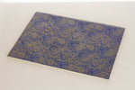 A3 Sketchbook - Gold Henna Screen Print on Blue