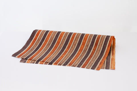 Gift Wrap - Batik Brown Stripes
