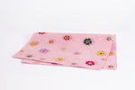 Gift Wrap - Batik Multi Coloured Flowers on Pink Lokta