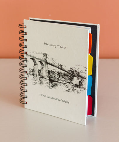 Spiral Notebook - Menai Bridge