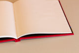 Square Hardcover Notebook - Red