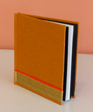 Square Hardcover Notebook - Brown