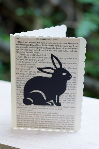 Silhouette Greeting Card – On Watership Down