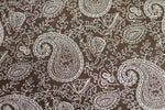 Gift Wrap - Brown and Silver Paisley