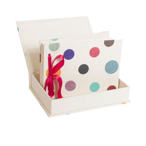 Boxed Photo Album - Polka Dots