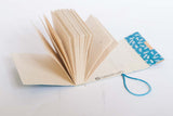 Trekker Journal - Silver Cedar Leaf on Red