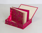 Boxed Photo Album - Batik Leaf - Photo Albums - Anglesey Paper Company  - 4