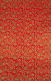 Gift Wrap - Screen Printed Garden Gold on Red - Gift Wrap - Anglesey Paper Company  - 2